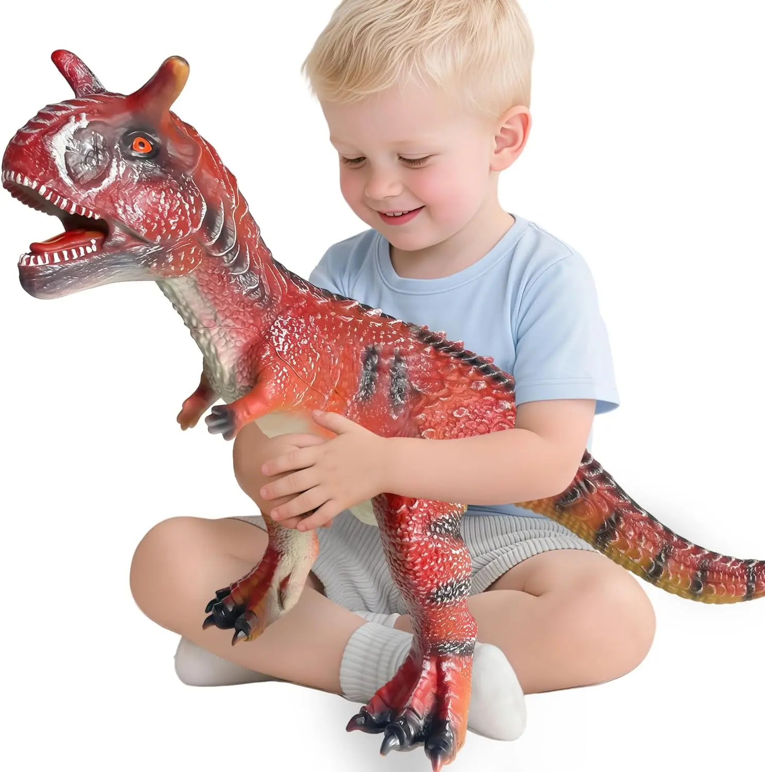 

Big Carnotaurus 28 Inch Large Inflatable Dinosaur Toy | Kid's Dinosaur Toys, Party Favors & Birthday Gifts for Boys & Girls
