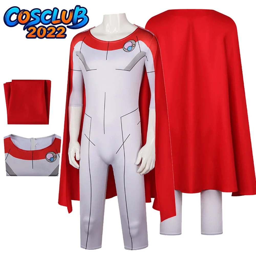 

Fancy Oliver Grayson Cosplay Jumpsuit Cloak Costume Anime Invincible Roleplay Outfits Bodysuit Cape Man Halloween Carnival Suit