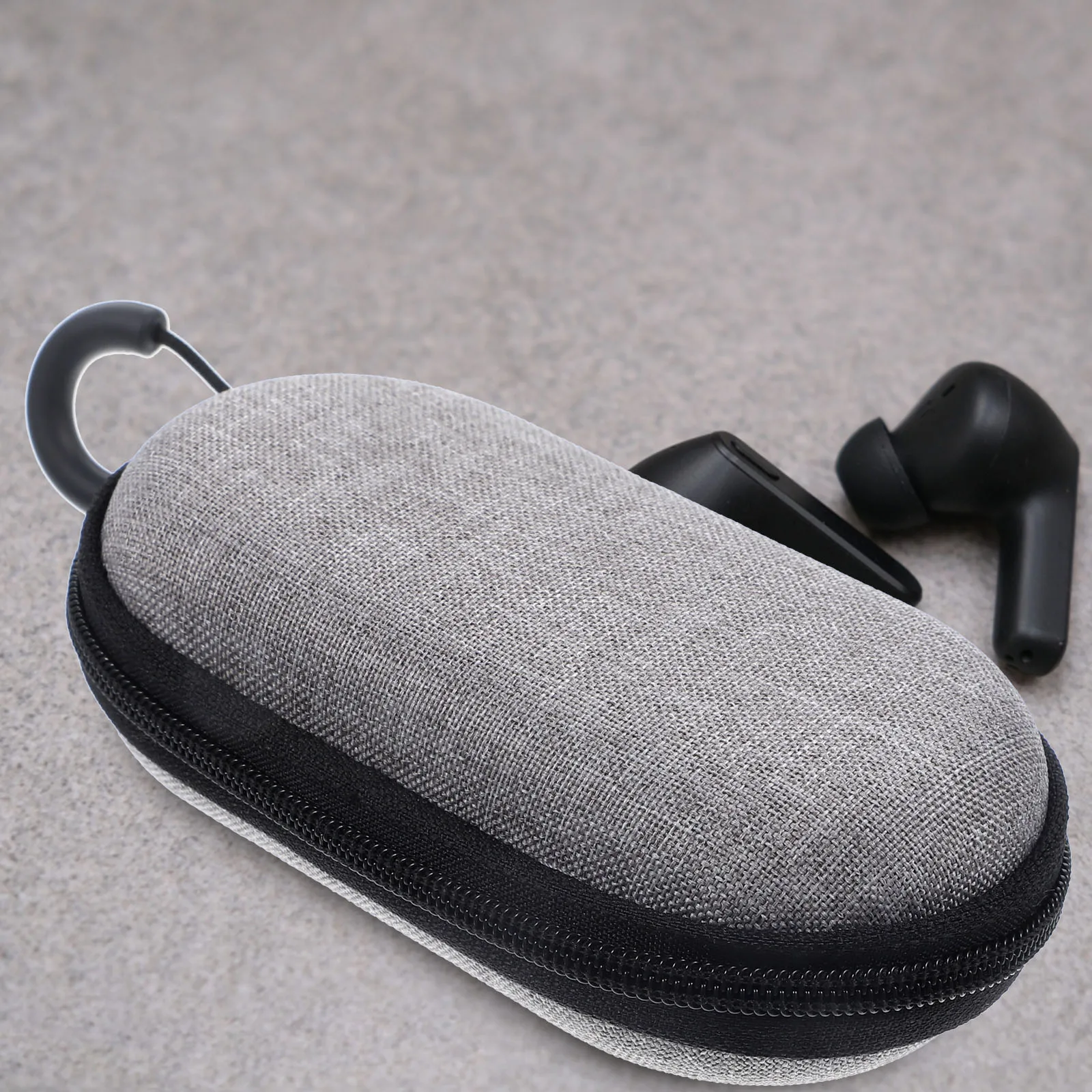 

Multi-Functional Guitar Tuner Storage Case Hard EVA Shell Travel Organizer for Cables Headphones for Performance