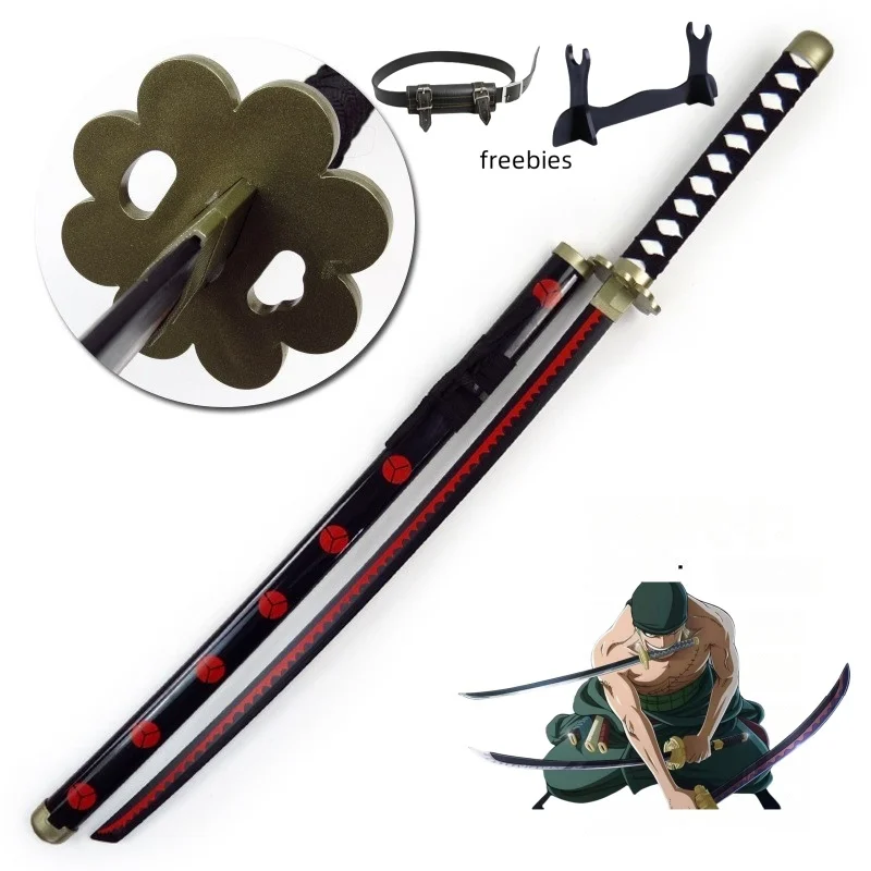 40 inch Roronoa Zoro Katana Ninja-mes zwaard Anime One Piece Cosplay originele Japanse Katana originele Samurai-sabel speelgoed cadeau