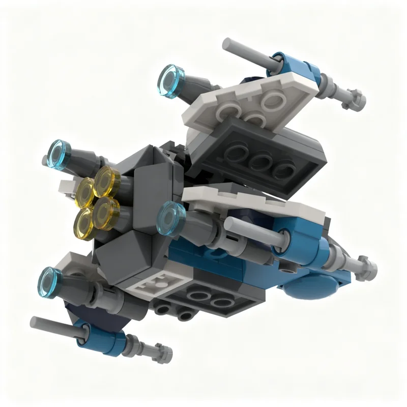 112pcs MOC New Republic T 85 Microfighter Star Diy Building Blocks Kit Display Model Series Collectible XL Toy Gift For Makers