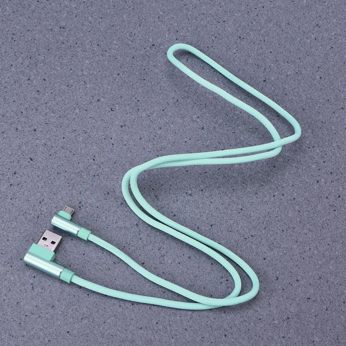 

Green Extension Cord Data Charging Cable Usb Wire Miniature Micro Charge Coiled