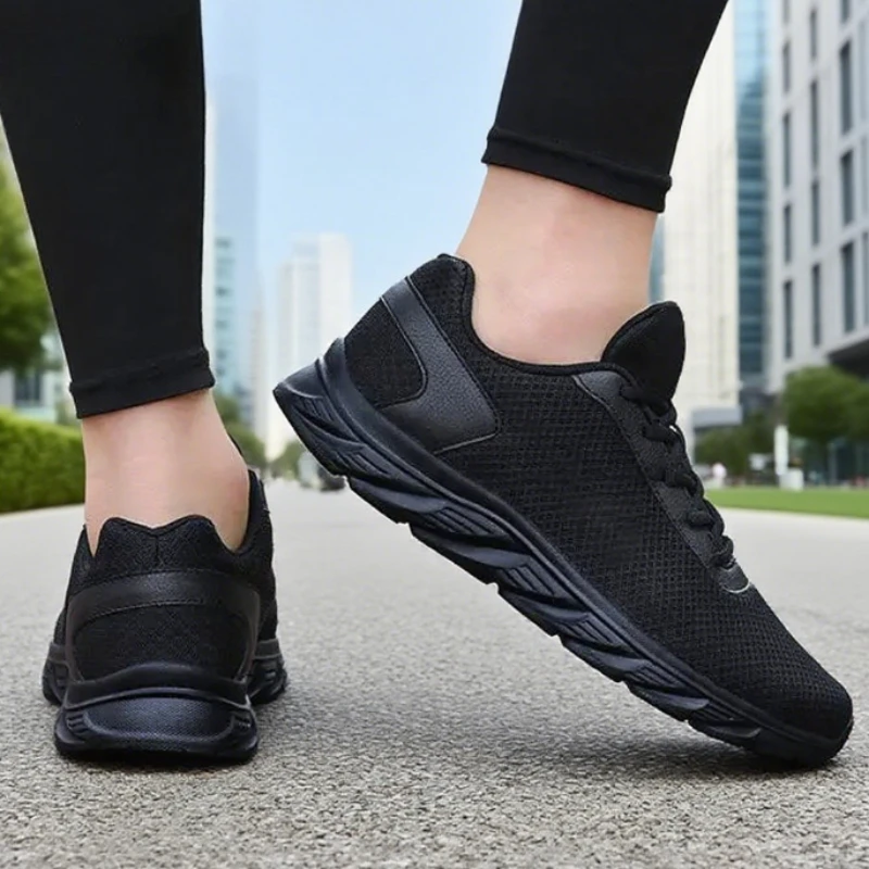 

Men's Running Shoes Black Stone Fashionable Tennis Casual Sneakers Outdoor Breathable Comfortable Ultra Soft Men's Tennis Shoes