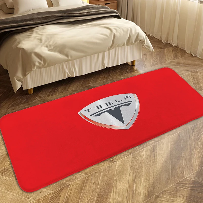 

Bedroom Carpet T-Teslas Veranda Floor Mat Custom Bathroom Living Room Rugs Washable Non-slip Kitchen Mat Modern Home Decoration