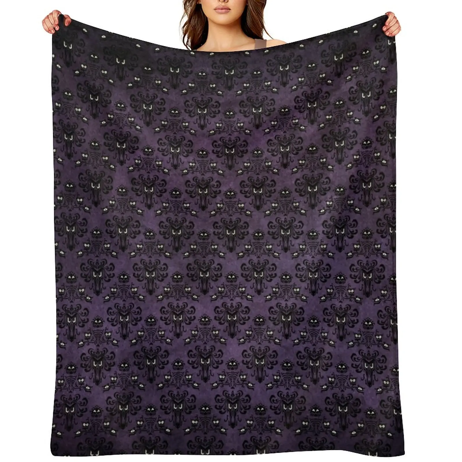 

Haunted Mansion Wallpaper Throw Blanket Baby for sofa Giant Sofa Hairys Blankets