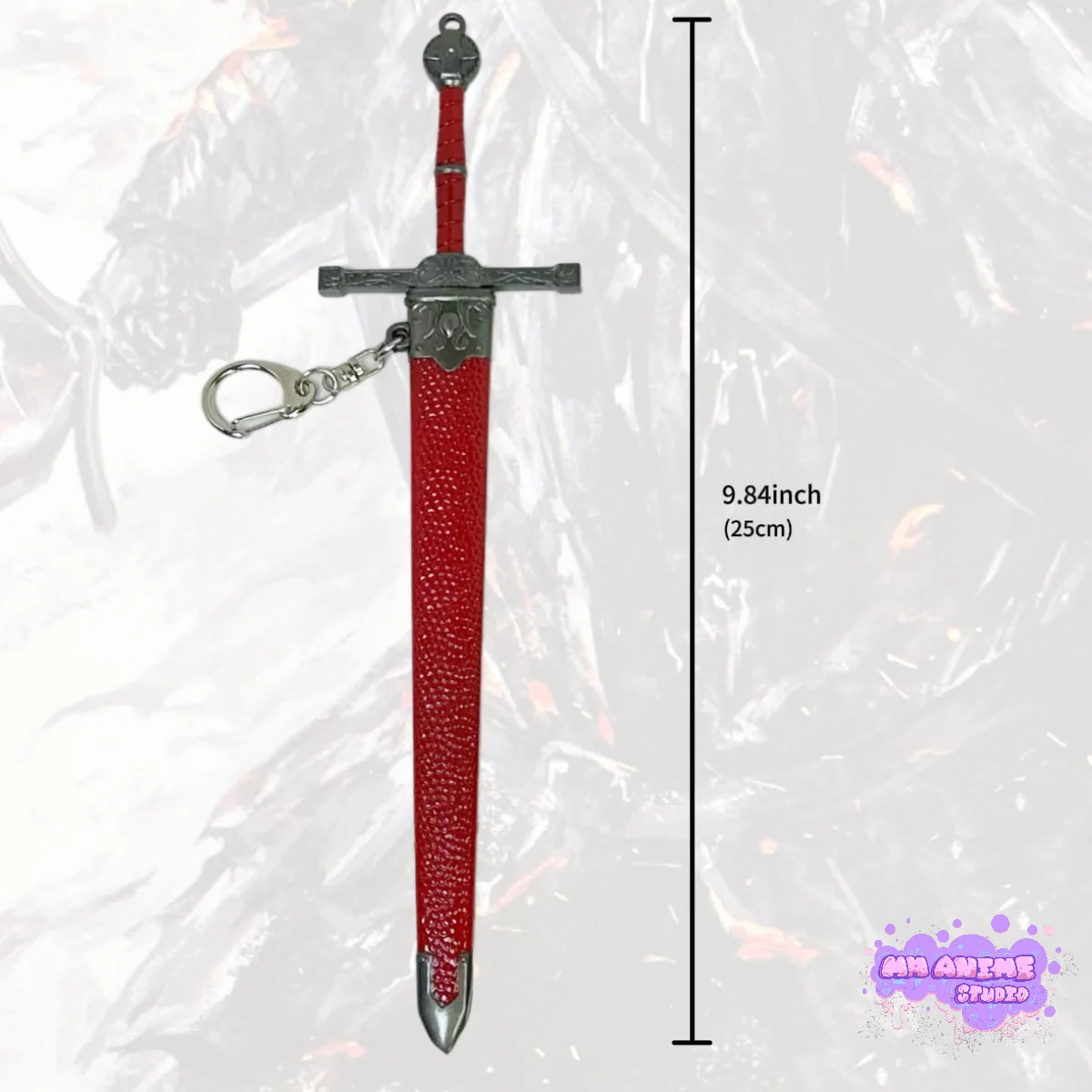 9.8 inch Elden Lordsworn's Rechte Zwaard Metalen Katana Zwaard Originele Samurai Sabel Ninja Mes Cosplay Accessoires Prop Speelgoed