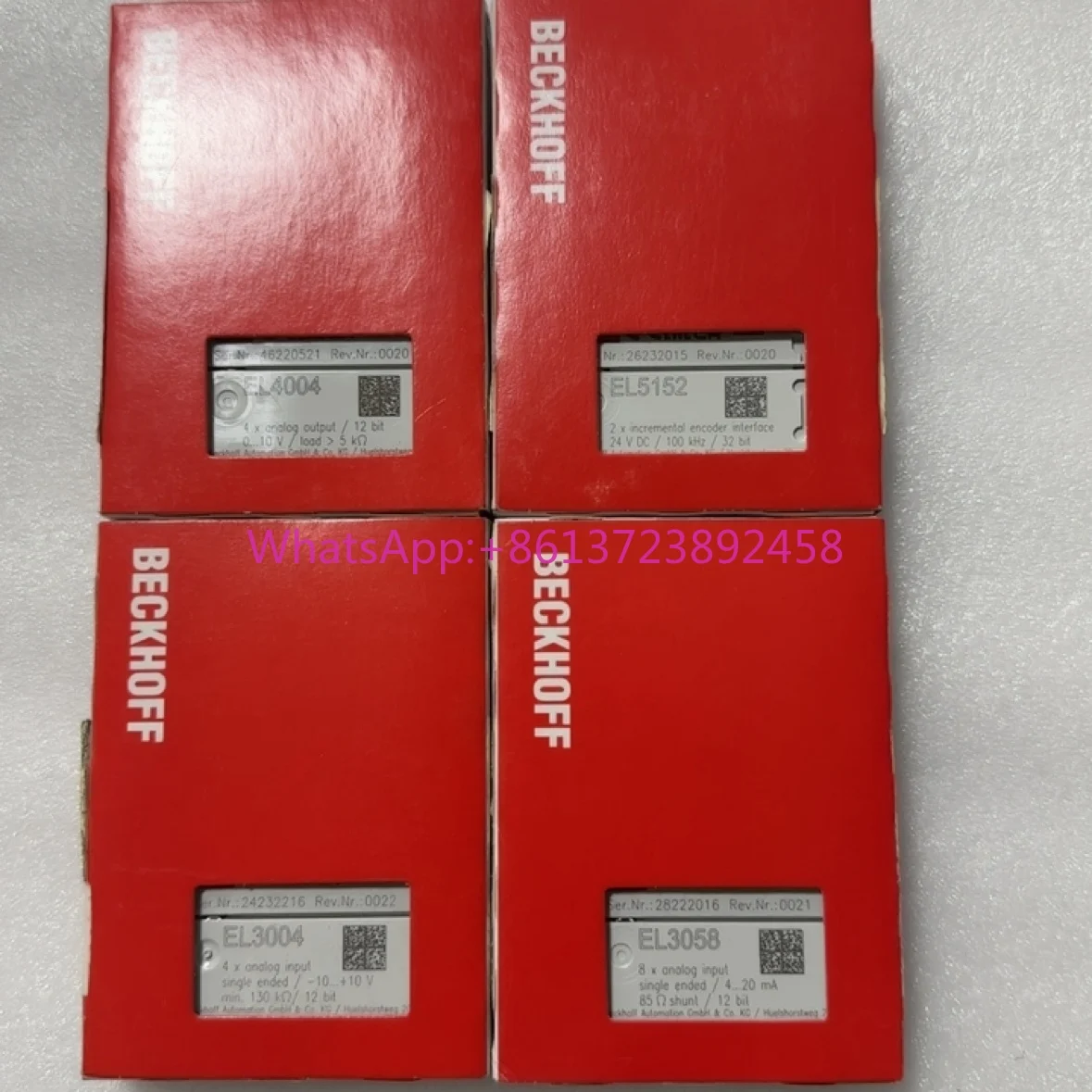 

Beckhoff Beckhoff module brand new original genuine EL4004 EL5152 EL3004 EL3058 brand new in stock