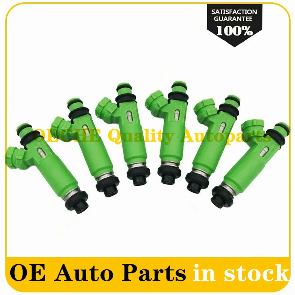 6pcs/lot 195500-3170 1955003170 Top New Fuel Injectors MD332733 for Mitsubishi Montero Sport 3.0L 6G72 1998-2003 1955003170