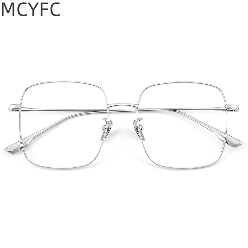 

MCYFC Hand-made Titanium Eye Glasses Frame Square High Quality Anti-blue Light Eyeglasses Frames Optical Prescription Eyewear