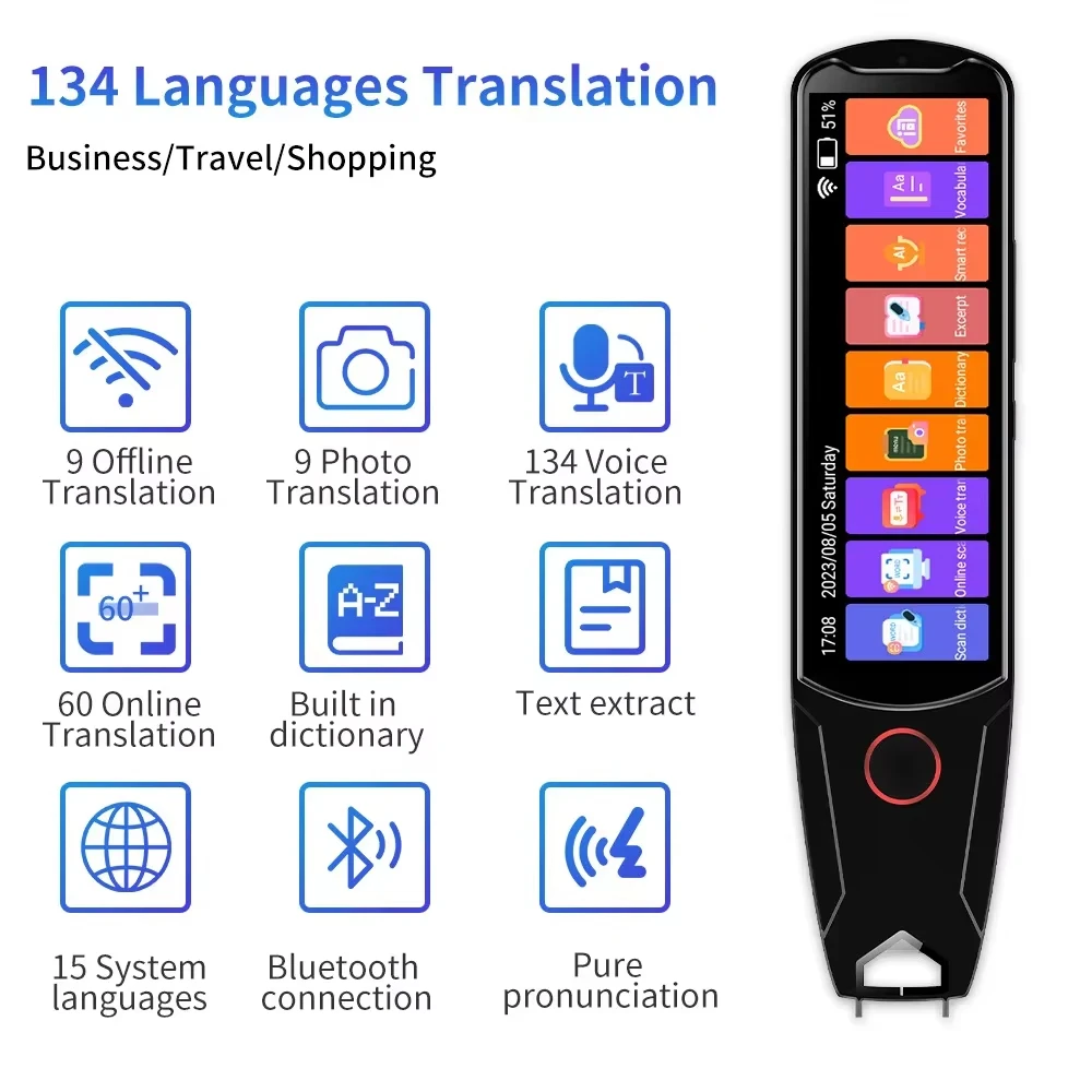 

Voice Translator Offline Scan Translation Pen Business Scanning Reading Pen Translation TranslationArabic voice translator MD34