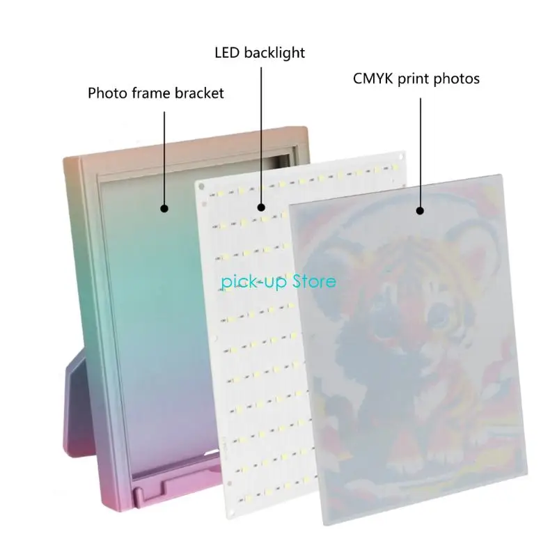 Q5WA voor Lab Lithophane LED Panel LED -achtergrondbord voor CMYK Lithophane Printing Foto Office Lamp Board vervanging