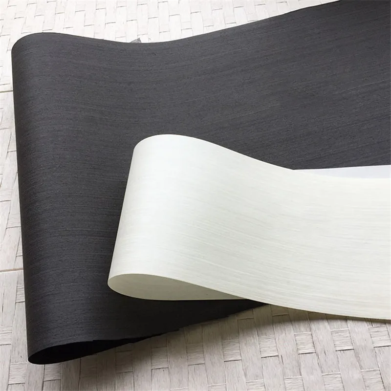 Technical Wood Veneer Engineering Veneer E.V. Black White 55x250cm Tissue Backing 0.2mm thick Q/C