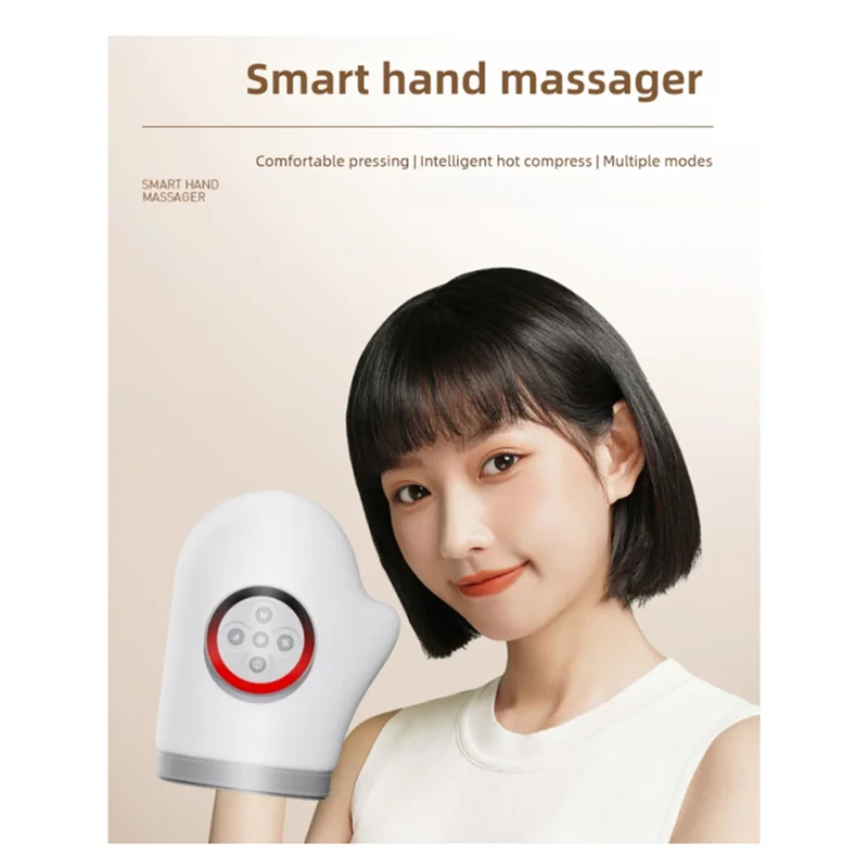 Hand Massagers Electric Portable Vibrating Gloves Comfortable Compression For Physical Relaxation