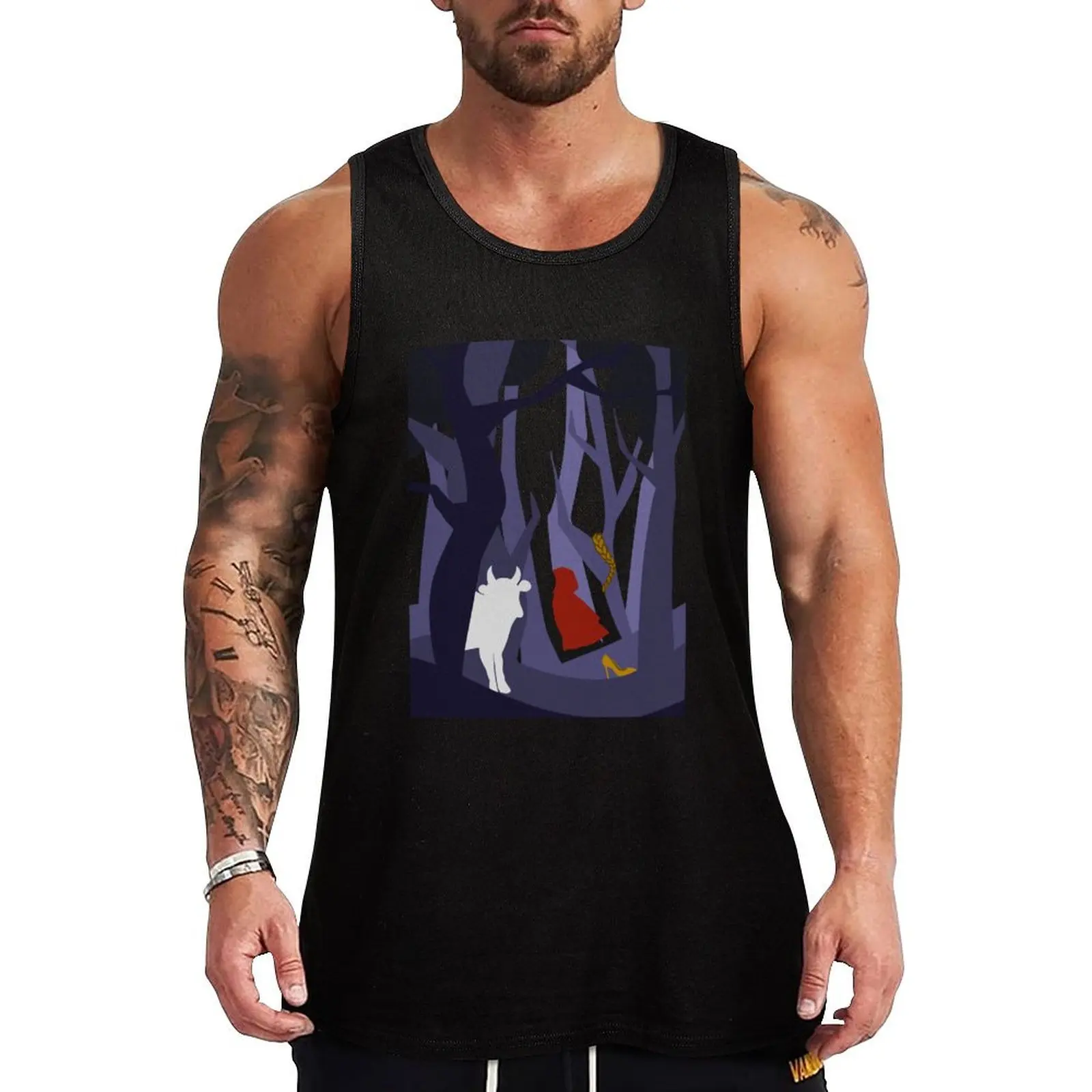

Into The Woods Forest Tank Top gym shirts anime t-shirts gym for men