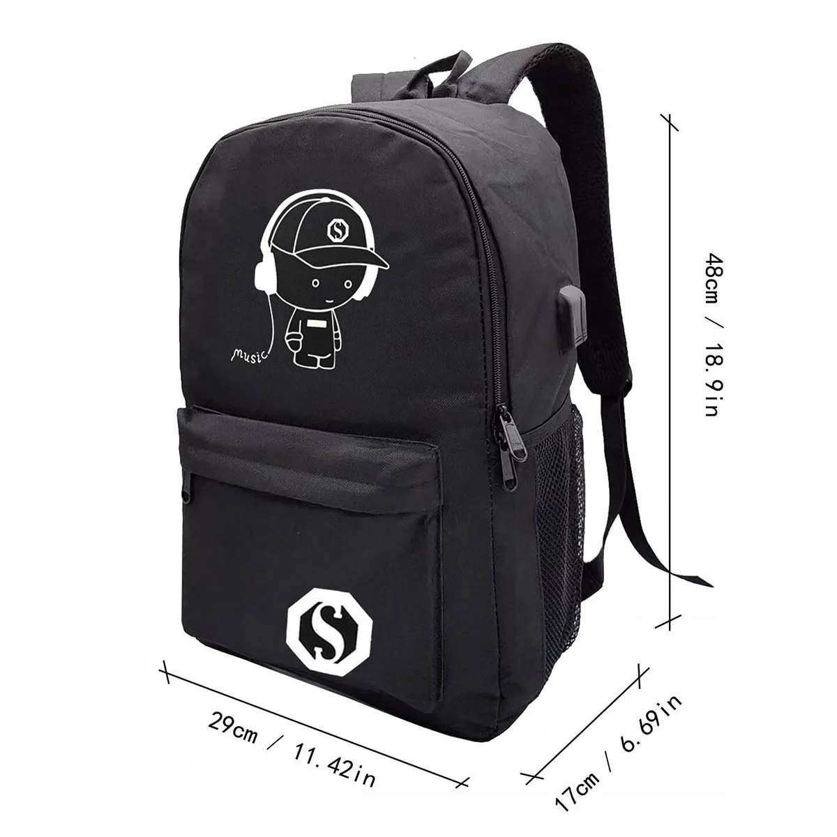 حقائب ظهر نسائية للنساء/الرجال حقائب ظهر مدرسية كاجوال للطلاب حقيبة ظهر مشهورة #2