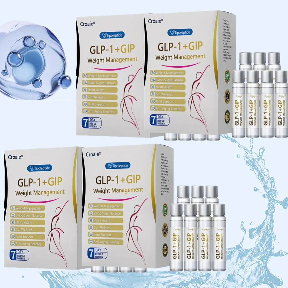 1-20PCS GLP-1+GLP Weight Management Drops Blood Sugar Balance Gut Wellness Heart Health Joint Support Nourishing Drops Care