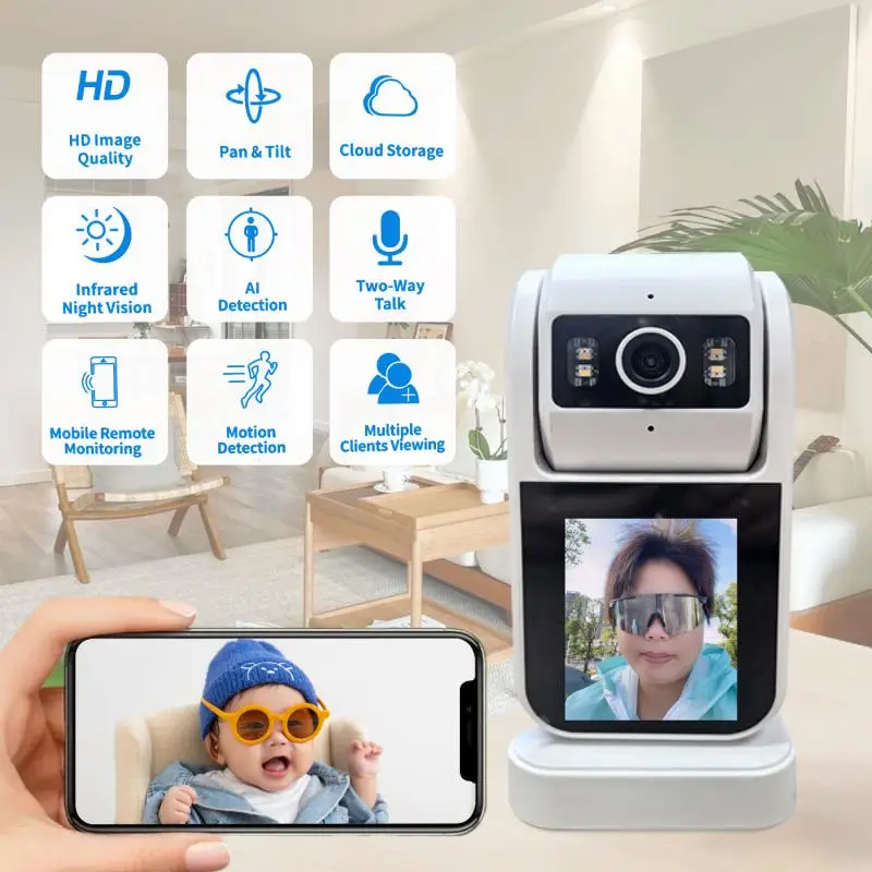 �y�Z�[�����zEOENKK �x�r�[���j�^�[ �J���� Wifi �x�r�[�i�j�[ �Z�L�����e�B�J���� �����ǐ� �z�[���r�f�I�ʘb ���C�����X CCTV PTZ IP �Ď��J����