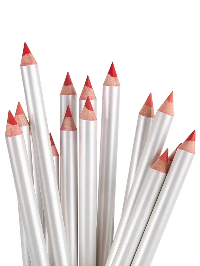 Private Label 10-Farben-Lipliner mit individuellem Logo, Pigment-Make-up, langlebig, wasserfest, lichtecht, kosmetisch, Großhandel, tierversuchsfrei