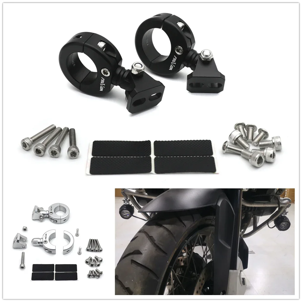 28-32 MM Universal Adjustable Motorbike Light Expansion Bracket 2 Pcs for Haley Davidson Handlebar Mount Adapter