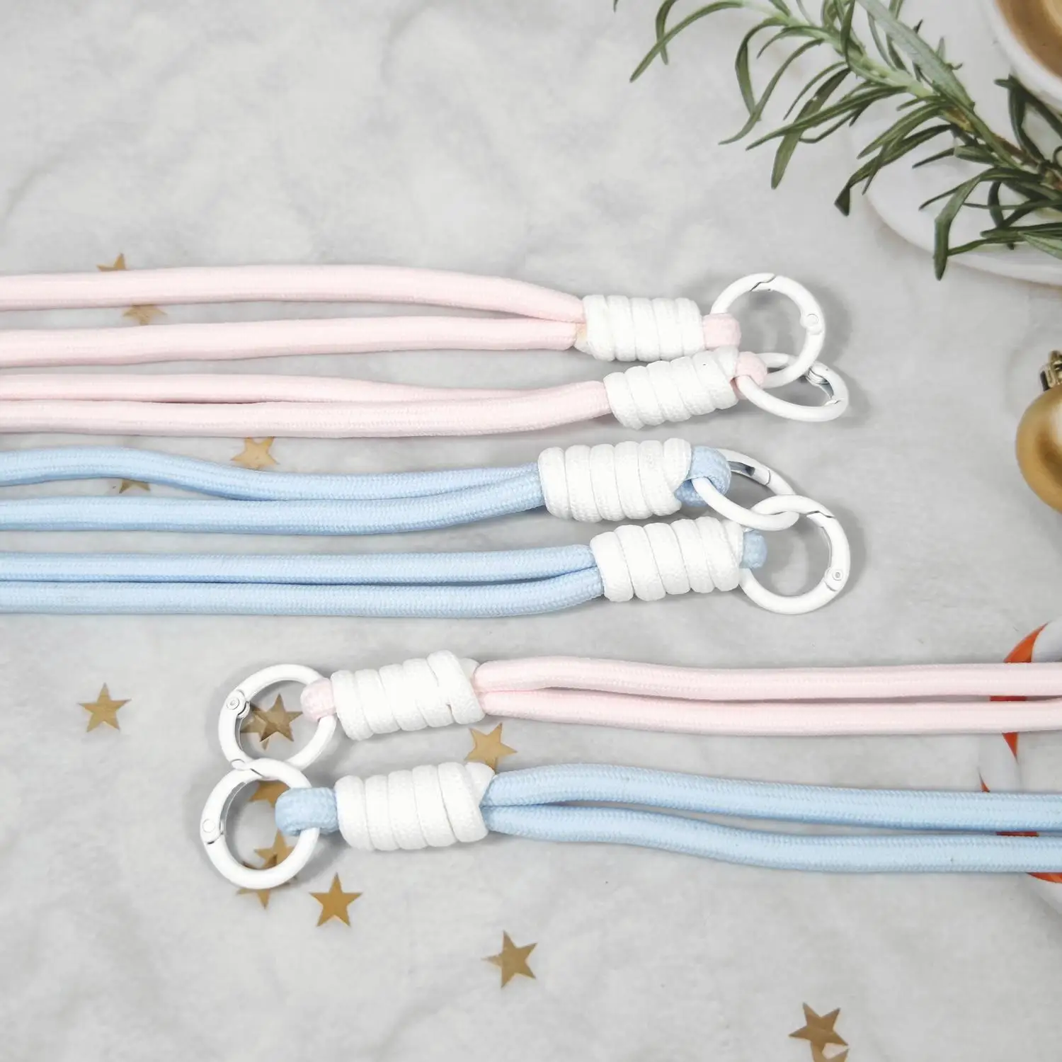 Macaron Colored Handle Lanyards Outdoor Phone Case Straps Decorative Anti-Lost Whistle Wholesale