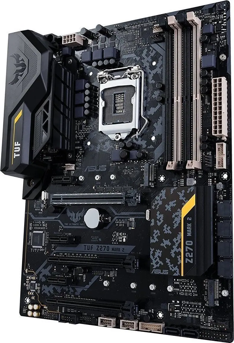 Imagem -02 - Asus-tuf Z270 Mark Placa-mãe Suporte Intel Z270 Lga 1151 Ddr4 64gb 6300 6500 7300 7700 6700 7400 G4560 Cpu Usb 3.1 M.2 Atx