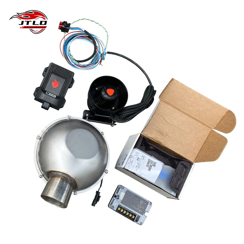 Hotsell High-Pitched Electronic Active Exhaust System Remote Control Stainless Steel Booster Speakers Smartphone-Connected Sound