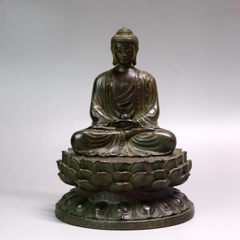 Buddha lotus base shakyamuni buddha Statue Sculpture Figurines Home Garden Decoration Statues For House ﻿