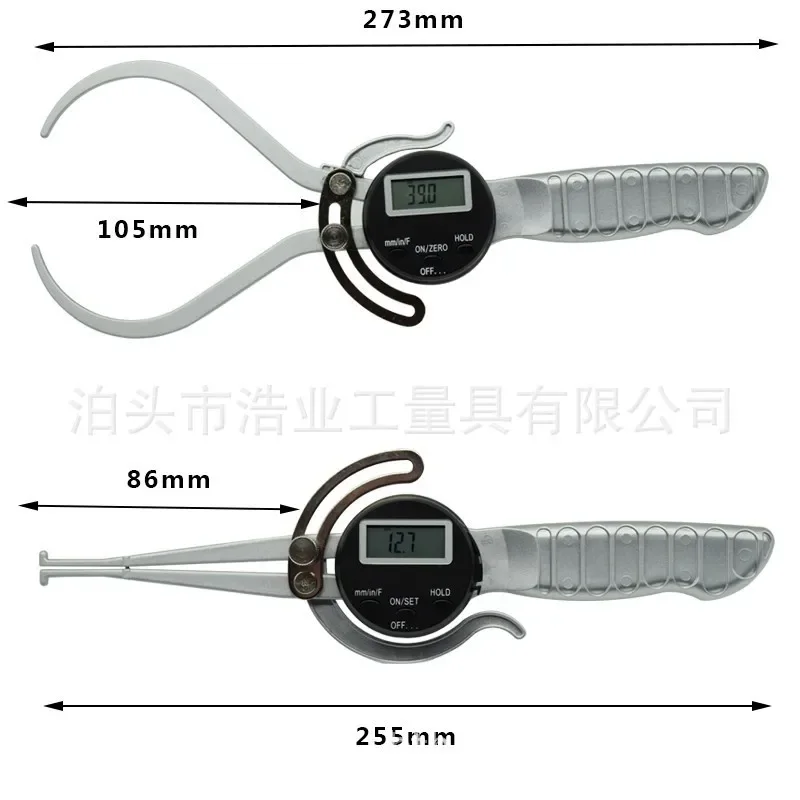 

Ручной внутренний диаметр 0-150, цифровой дисплей, внешний Калибр 12,7-165 мм с ручкой, электронный цифровой дисплей