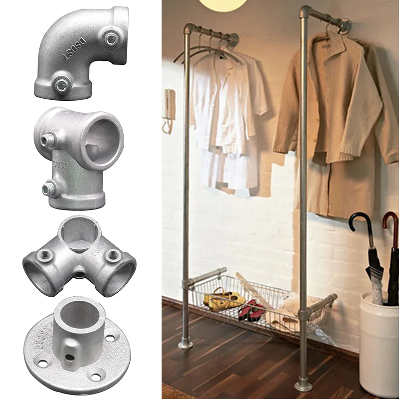 1PC Pipe Fittings Quick Coupling Water Pipe Frame Connector 25mm Pipe Fastener Drying Rack Rack Buckle New