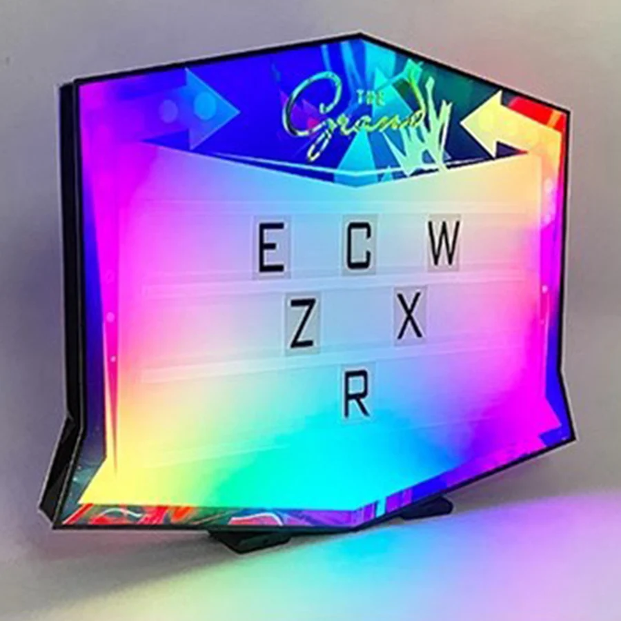 Custom Logo VIP Letter Glorifier Club Sign Service Nightclub Message Board Sign LED Bottle Presenter for Bar Lounge Decor