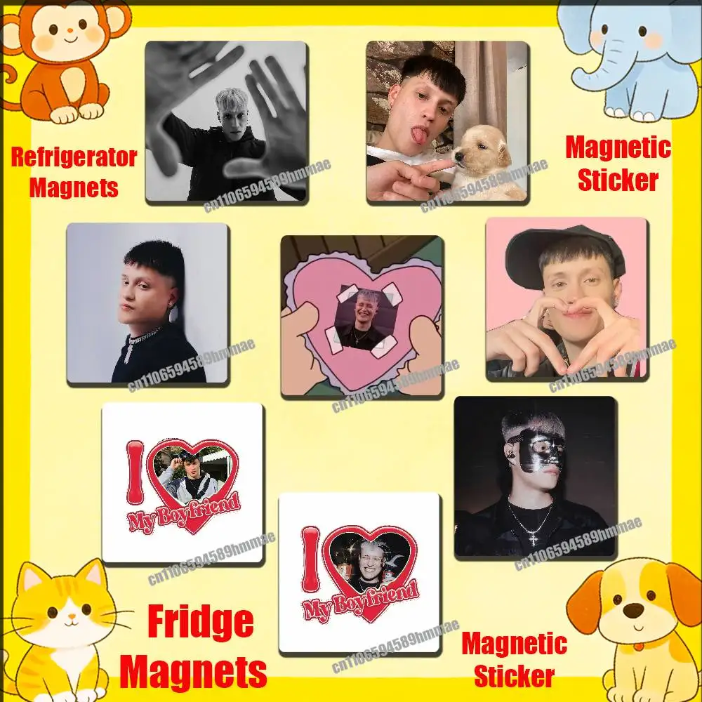 For Singer K-Kidd Voodoo SATIROLOGiA Fridge Freezer Refrigerator Magnets Kitchen Metal Cabinet Magnetic Sticker Card