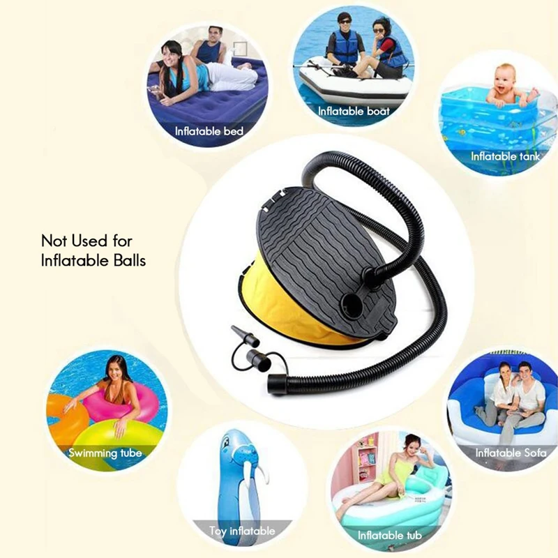 Multifunction Air Pump Inflatable Boat Air Foot Pump High Pressure Water Pump