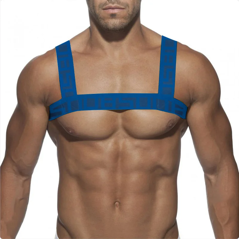 

Mens Fitness Rally Belt Shoulder Strap Sexy Chest Suspenders Boxy Fit Sports Training Muscle Man Posture Corrector