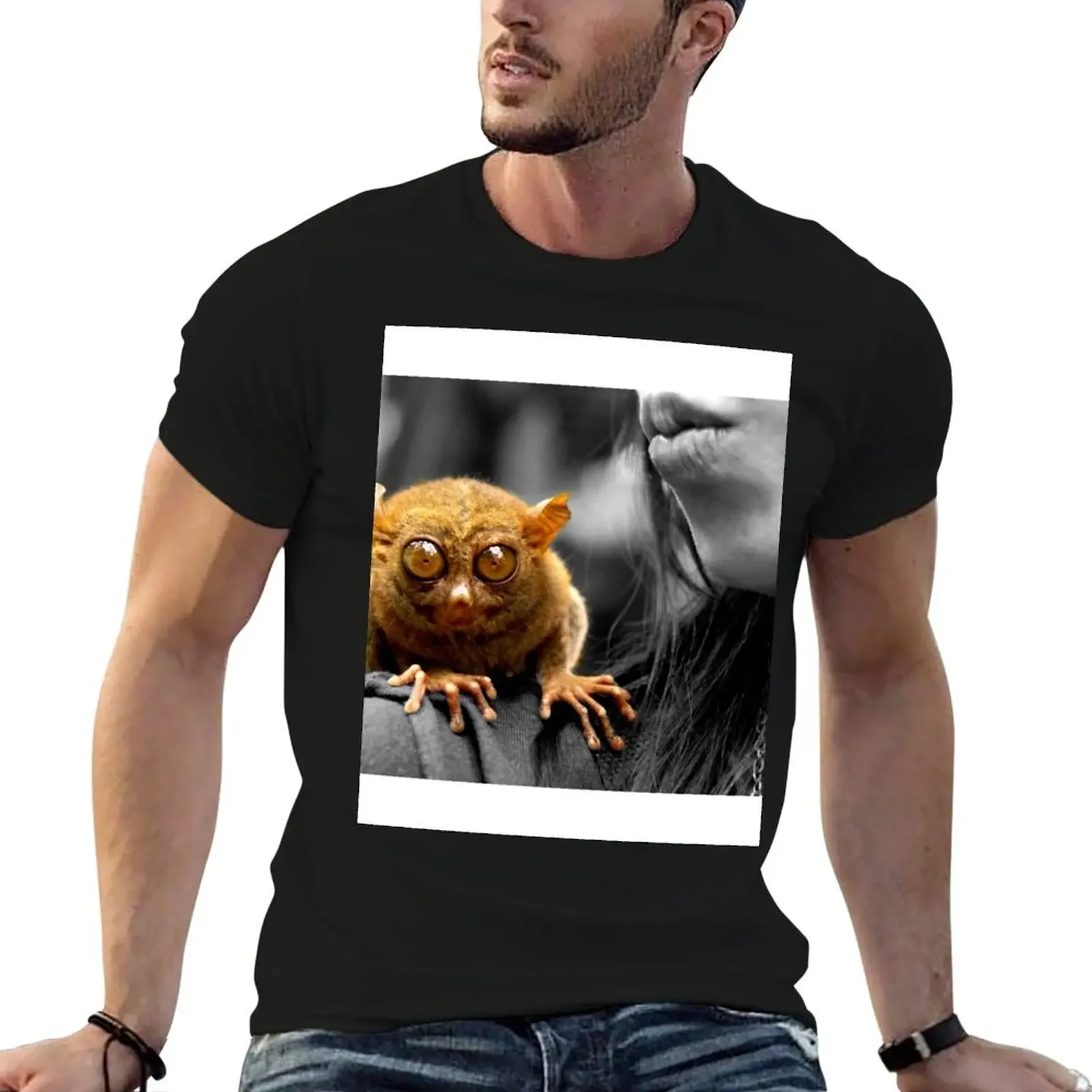 

tarsier, selected T-Shirt anime clothes custom shirt black t shirts for men