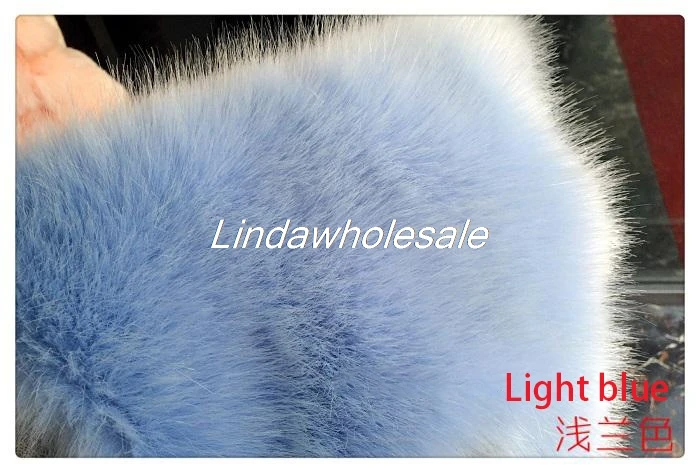 Quality pile 3-3.5cm imitation fox fur,faux fur fabric clothing  collar fur Carpet Materials,160cmX45cm(half yard)/pcs