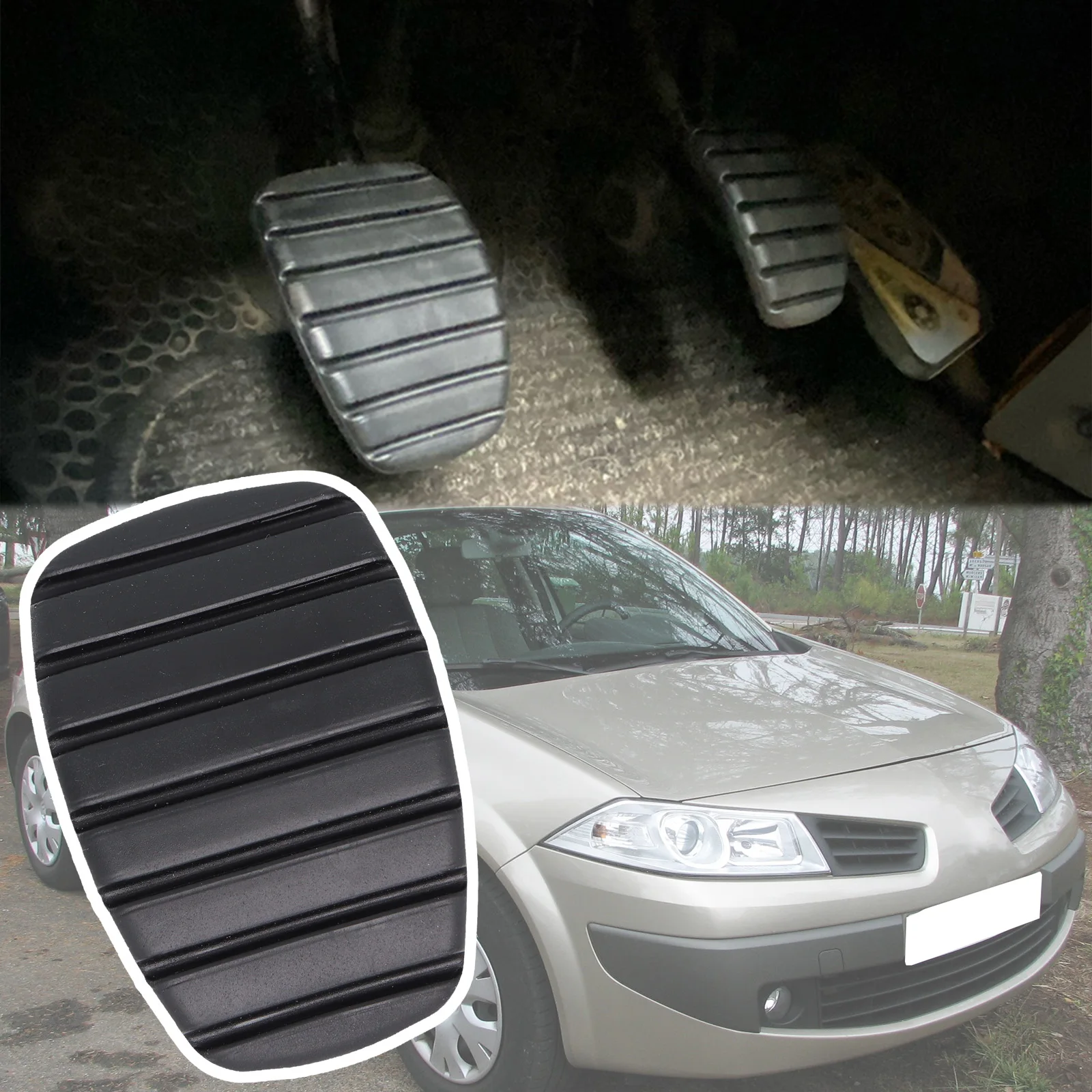 

Brake Clutch Foot Pedal Pad Cover Replacement For Renault Megane 3 Scala 2002 2003 2004 2005 2006 2007 2008 2009 2010 - 2016