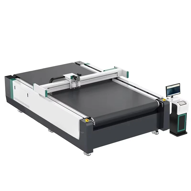 Automatic Blind Fabric Vibration Knife CNC Cloth Cutting Machine Bearing 0.1MM Precision 0.1-50MM 4.3m*7m