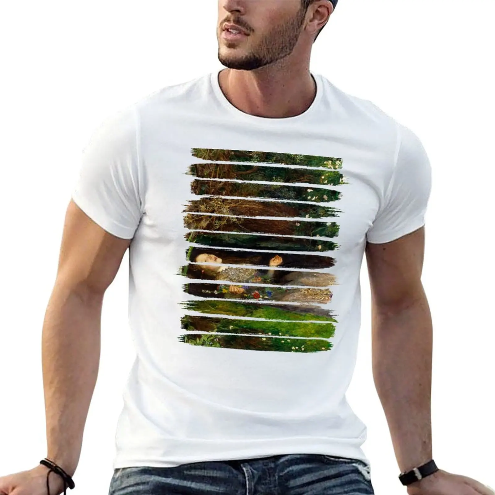 

Ophelia - John Everett Millais T-Shirt t shirt for man cotton t shirt pack T-Shirt
