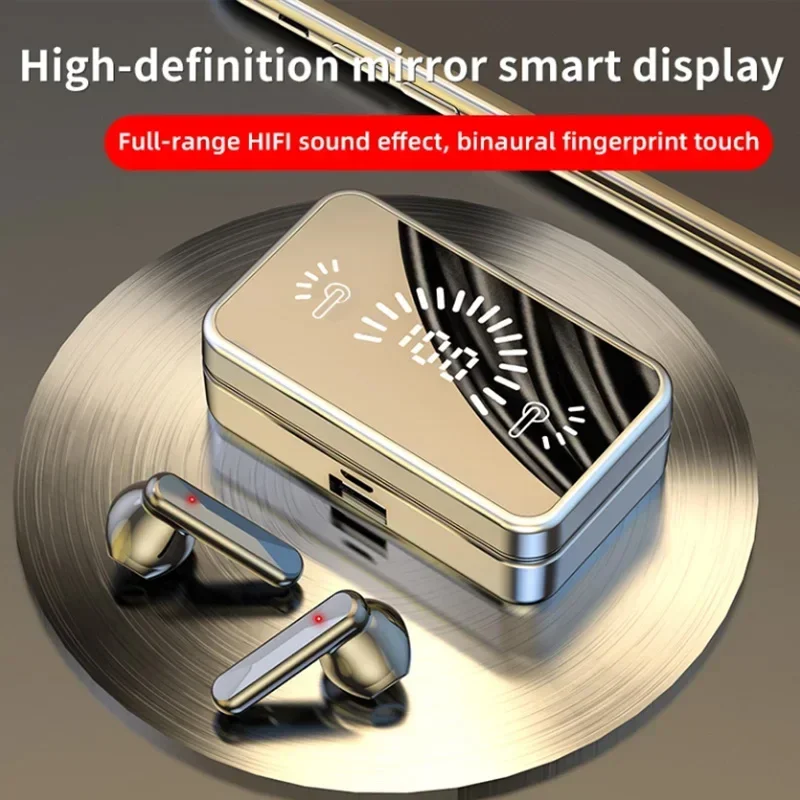 

S20 TWS Беспроводная Bluetooth-гарнитура с зарядным устройством Светодиодные наушники с шумоподавлением и микрофоном Беспроводные наушники Bluetooth-наушники