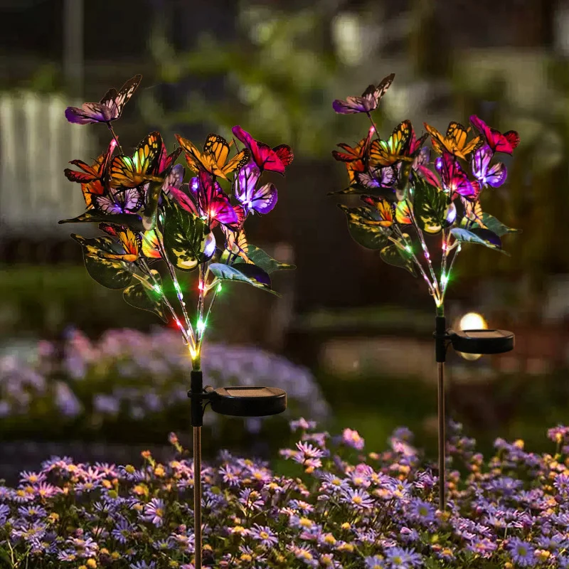 luzes-de-jardim-solares-em-forma-de-borboleta-a-prova-d'Agua-luzes-led-para-festivais-decoracao-para-jardim-caminhos-cercas-Arvores-camping-casamentos-e-festas