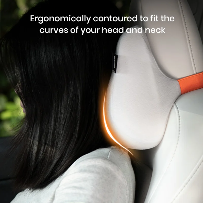 For Car headrest neck pillow suitable for Tesla Model 3 Y S X accessories, high quality, cute and comfortable, protects the head