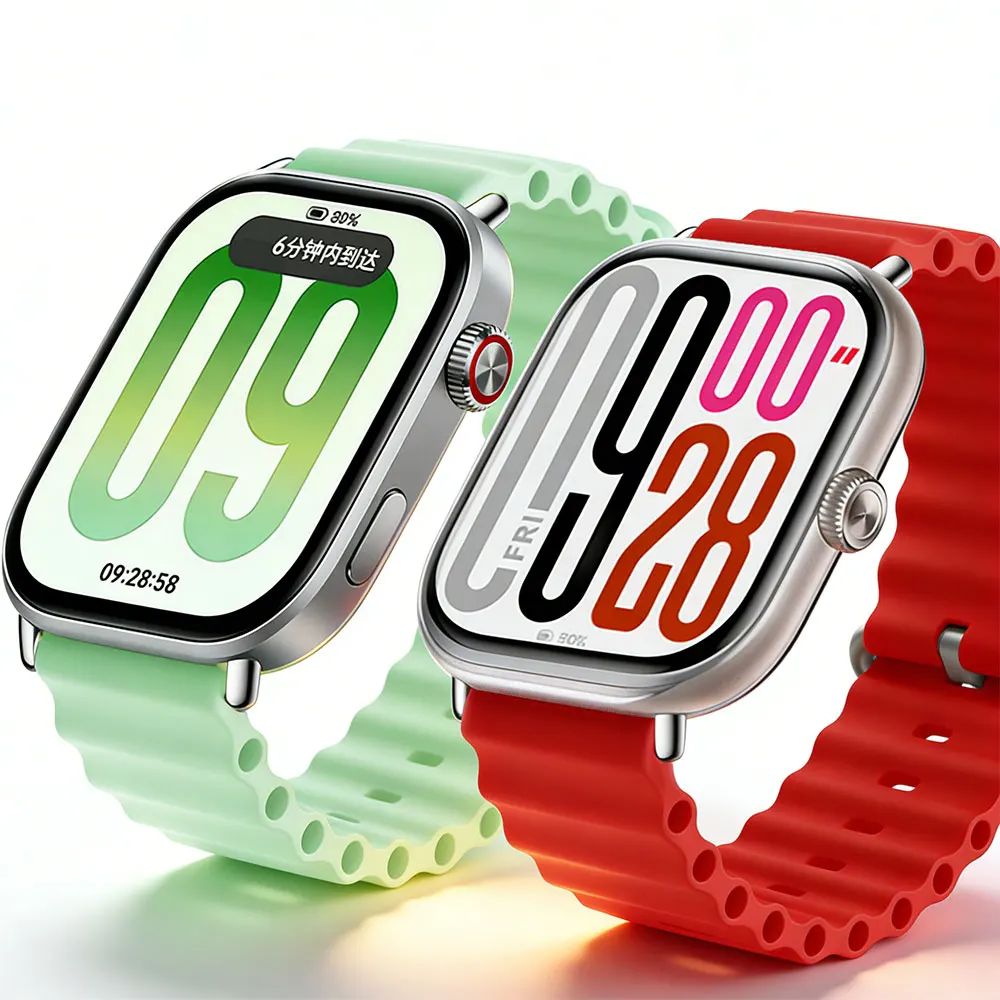 Ocean Silikonarmband für Redmi Watch 6 5 4 Armband für Xiaomi Smart Band MiBand 8/9 PRO Armband Metallverbinder Zubehör