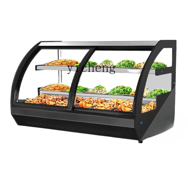 Commercial Desktop Cooked Food Duck Neck Barbecue Refrigerated Fresh Cabinet