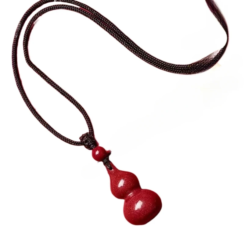 

Cinnabar gourd pendant pendant auspicious pendant men's and women's pendant