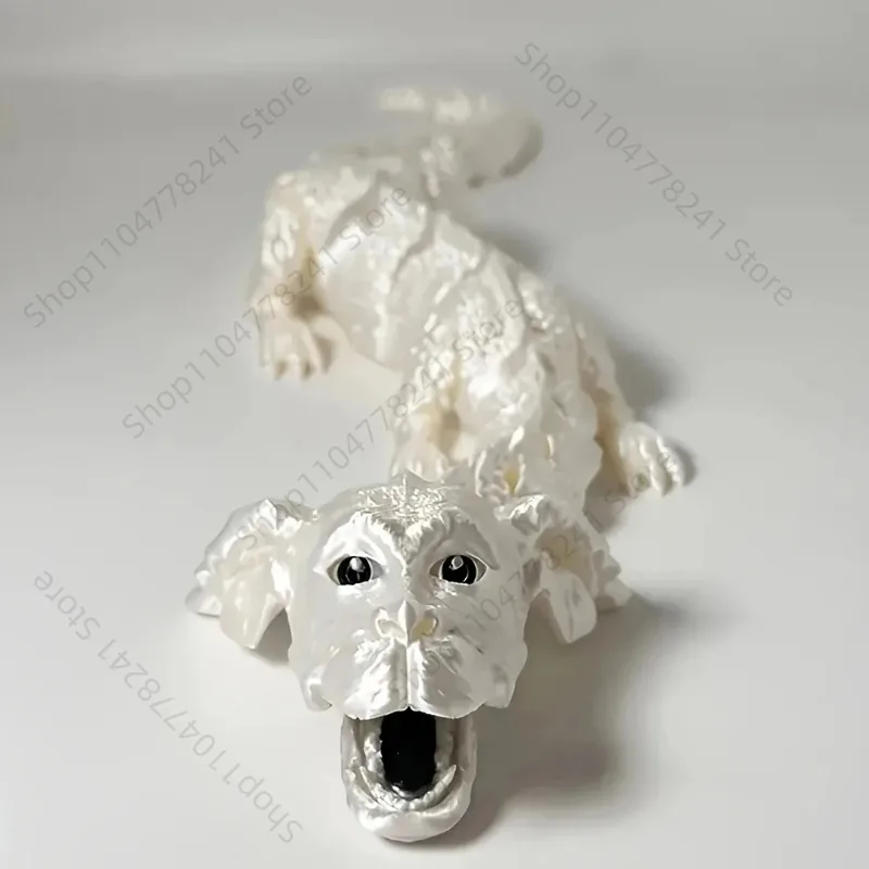 

3D Printed Lucky Dragon Figurine Opening Mouth Perfect for Living Room Bedroom Decor Unique Holiday Gift Idea Tabletop Ornament