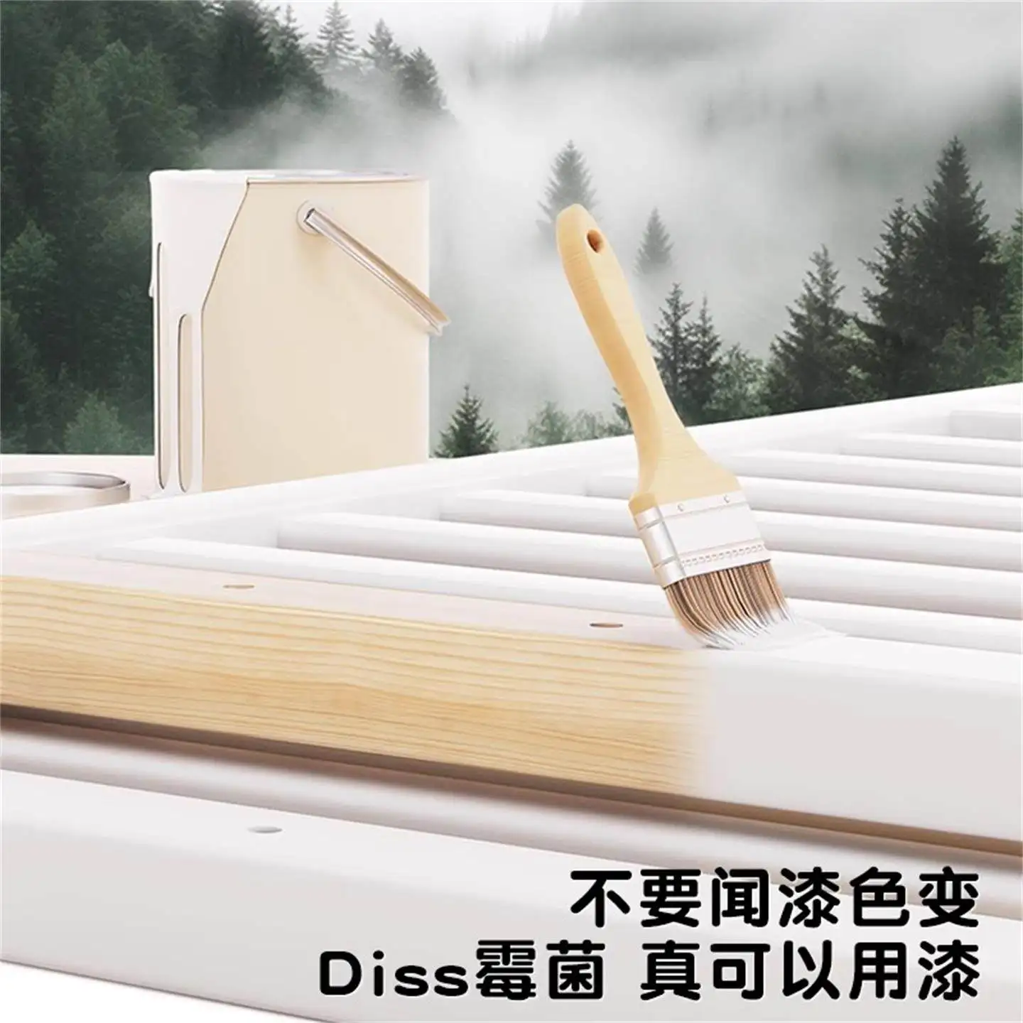 Ailich crib solid wood splicing queen bed European multi-functional baby bb bed cradle newborn children movable