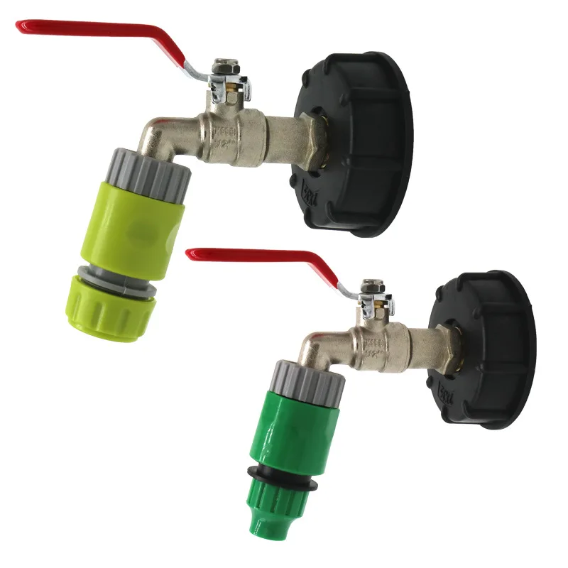 Ton barrel valve switch accessories Ton barrel connector IBC brass nozzle 1/2 inch pacifier faucet filter