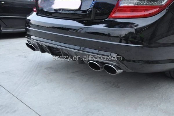 مناسبة للناشر الخلفي من ألياف الكربون W204 مناسبة لمصد W204 C63