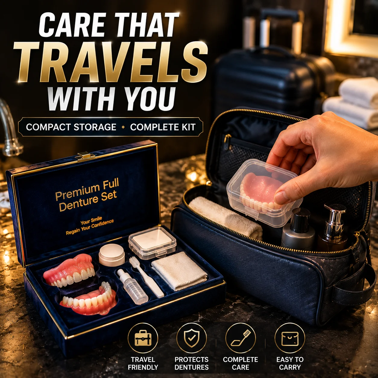 2026 Set Completo di Denti Finti in Silicone Naturali, Apparecchio Dentale a Vestibilità Confortevole, Sorriso Istantaneo, Cura Orale per Uomini e Don