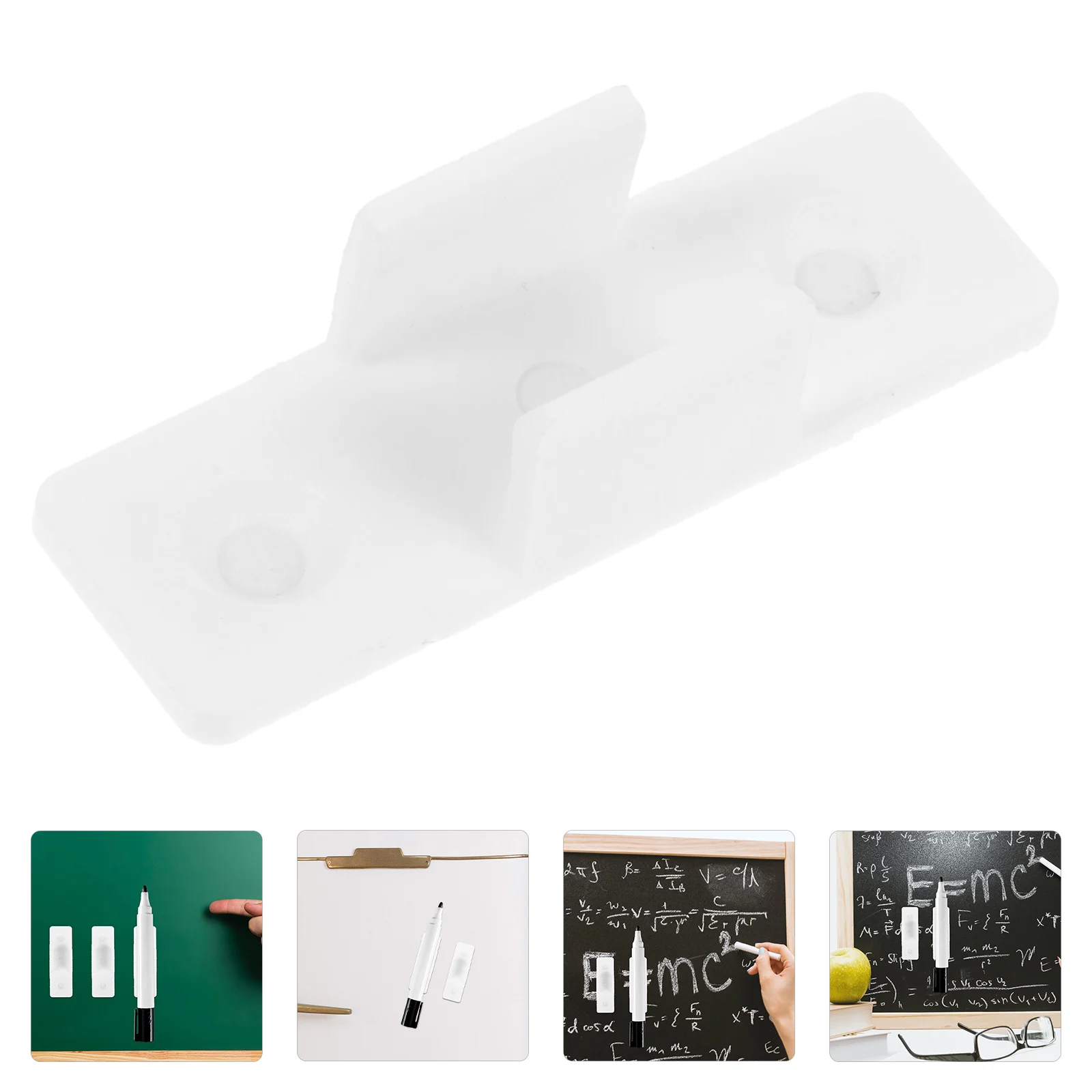 

20 Pcs Pen Holder Small Holders Clips for Pens Attachments Pencils Adhesive Accessories Sharp